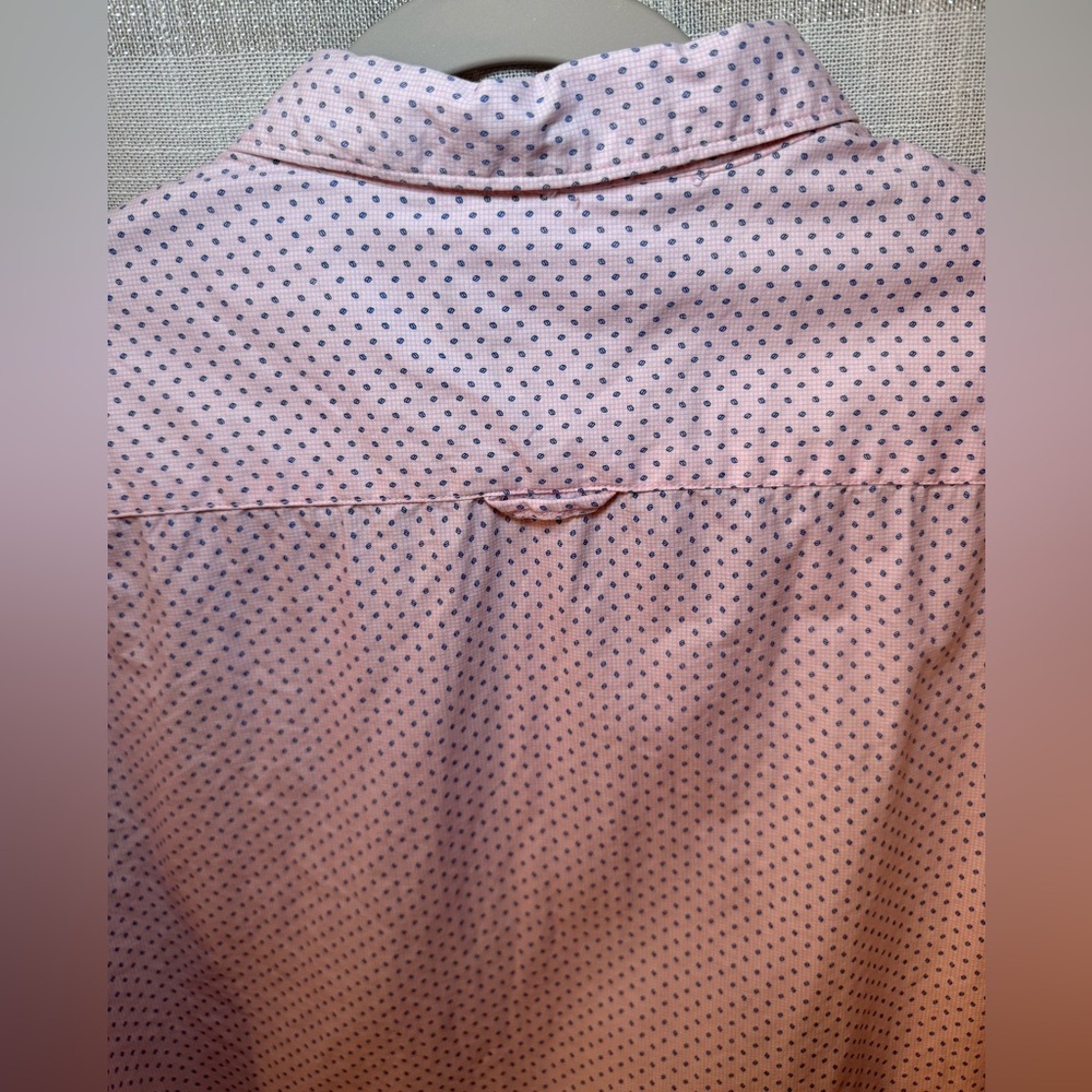 Denim & Flower Light Pink Short Sleeve Button-Down Shirt - Picture 4 of 6